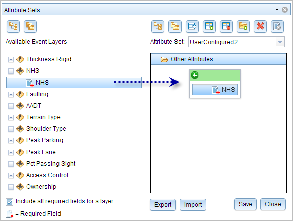 Adding attribute fields Adding attribute fields